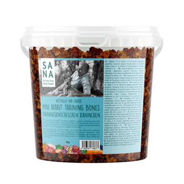 Petits os d'entraînement Lapin (seau de 1kg)